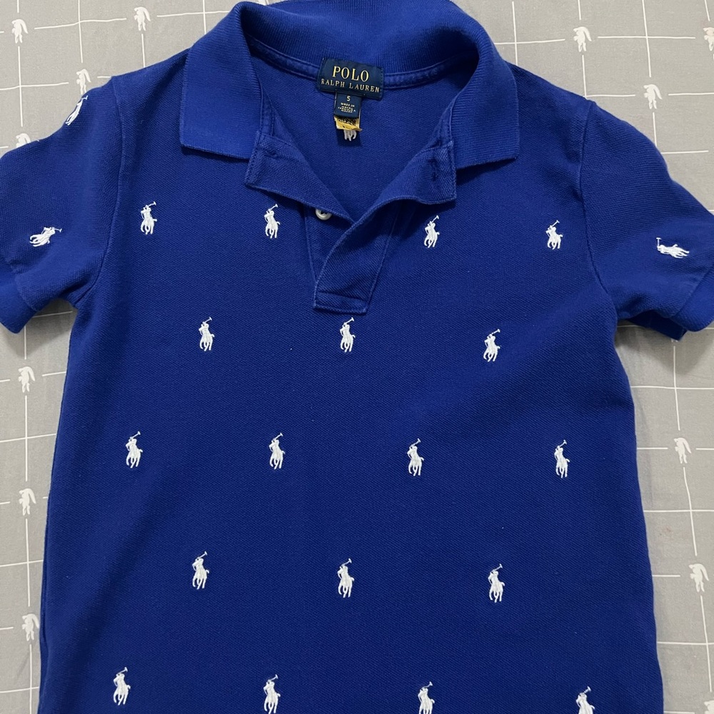 Ralph Lauren polo royal blue polo shirt.